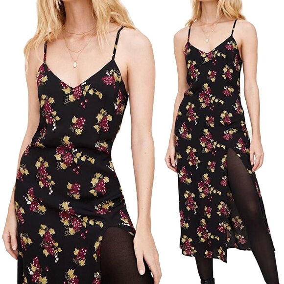 Reformation Dresses & Skirts - Reformation Grape Print Crimini Slip Dress